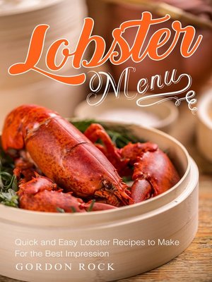 cover image of Lobster Menu